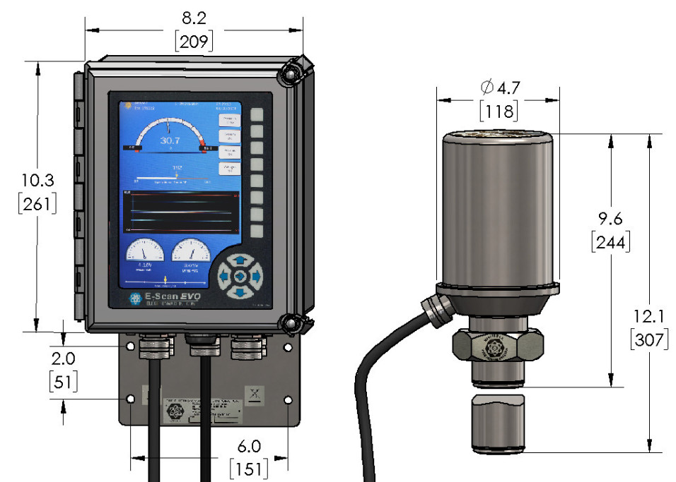 E-Scan EVO products specifications and dimensions image